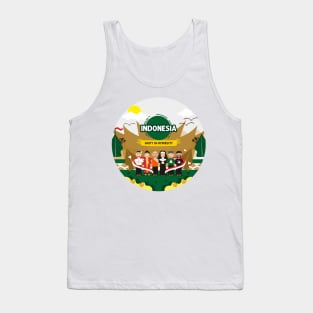 Unity In Diversity of Indonesia Tank Top